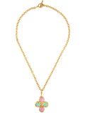 gripoix clover necklace