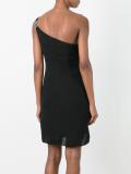 studded single shoulder dress