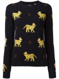 leopard pattern jumper