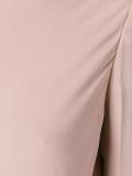 funnel neck maxi dress