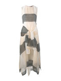 long tie detail dress 