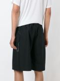 drawstring track shorts