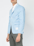 cropped sleeve blazer