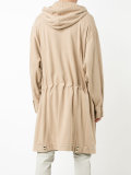 long drawstring jacket