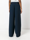 drawstring flared pants 