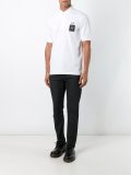 'Woven Collar Pique' polo shirt