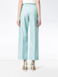 'starman' satin stripe trousers 