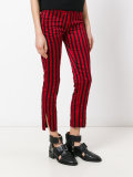 vertical stripe trousers