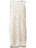 sleeveless lace dress