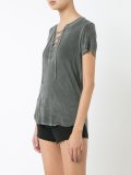 lace-up T-shirt