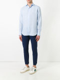 spread collar shirt     