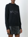 embroidered logo jumper