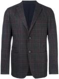 checked blazer