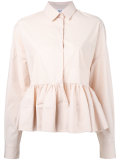 flared hem shirt 