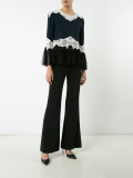 lace inserts blouse 