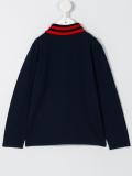 Web collar polo shirt
