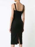 square neck midi dress