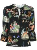 printed blouse 