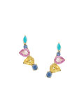 curved clip earrings