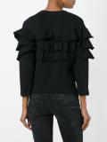 ruffled sweatshirt