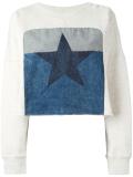 'Fane' cropped sweatshirt