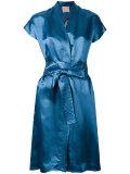 v-neck wrap dress