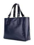 logo embossed tote