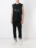 lightning bolt print tank