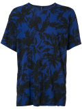 palm tree print T-shirt 