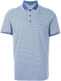 contrast trim polo shirt