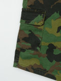 camouflage print shorts 
