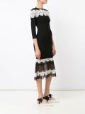 embroidered details dress