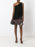 paisley patterned skirt
