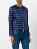 zipped padded jacket