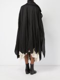single sleeve draped cape