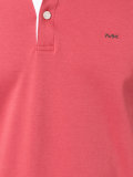 contrast-hem polo top