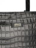 embossed crocodile effect tote