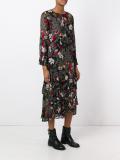 flower print longsleeved dress