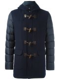 contrast sleeve coat