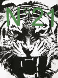 tiger print T-shirt 