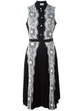 lace panel dress