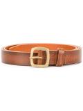 worn effect skinny belt
