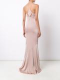 cut-off detailing long dress
