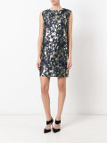 sleeveless jacquard dress