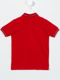 logo patch polo shirt 
