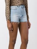 studded denim shorts