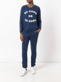 gathered ankle track pants