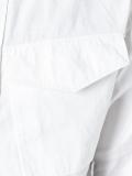 crinkled flap pocket shirt