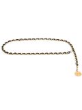 coin thin chain belt