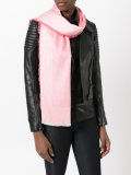 raw-edge scarf